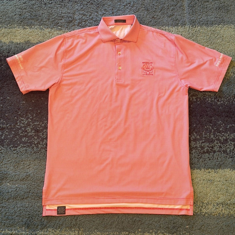 Turtleson Whistling Straits Polo Shirt Men's Medium Golf Performance Casual